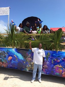TCI Flag Parade Five Cays