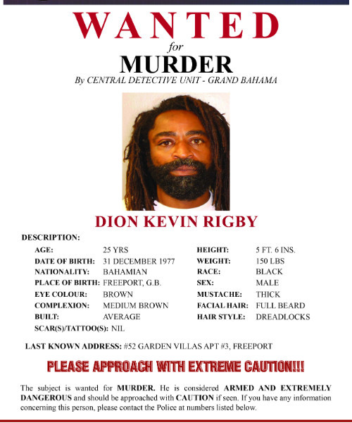 Dion Kevin Rigby and Donovan Hanna of Grand Bahama wanted for murder –  Magnetic Media
