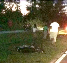 Nassau accident scene