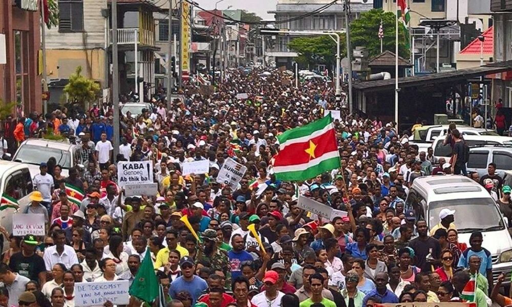 UN expressed its concern following violent protests in Suriname