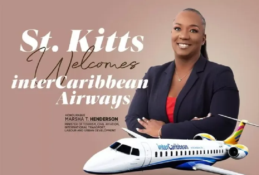 interCaribbean Airways to begin flights to St Kitts March 2023 - Vimarsana News