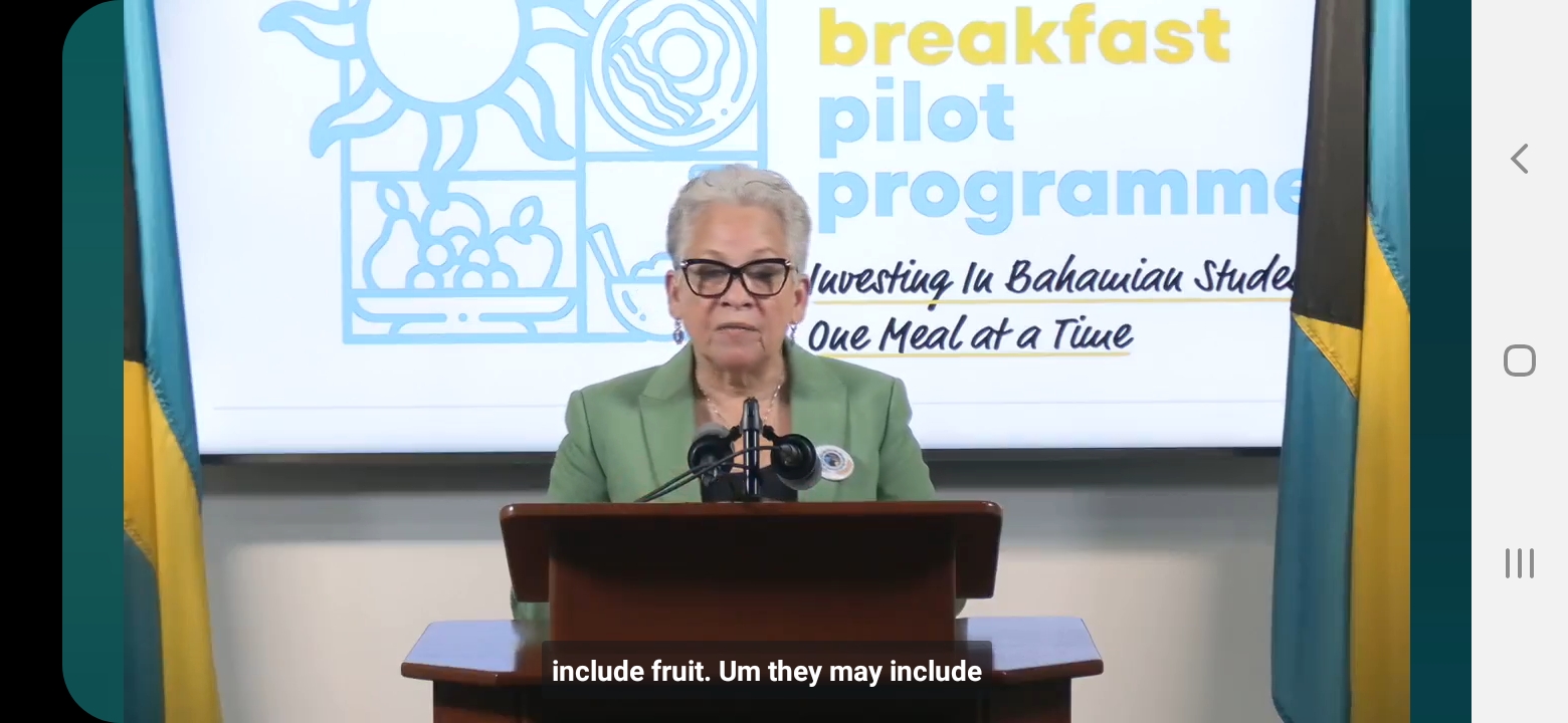 Bahamas earmarks $1 Million for Pilot Breakfast Program at 8 Public Schools - Vimarsana News