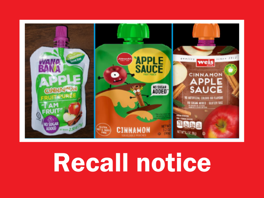 Danger! Applesauce RECALL after Lead Poisoning in Babies Media