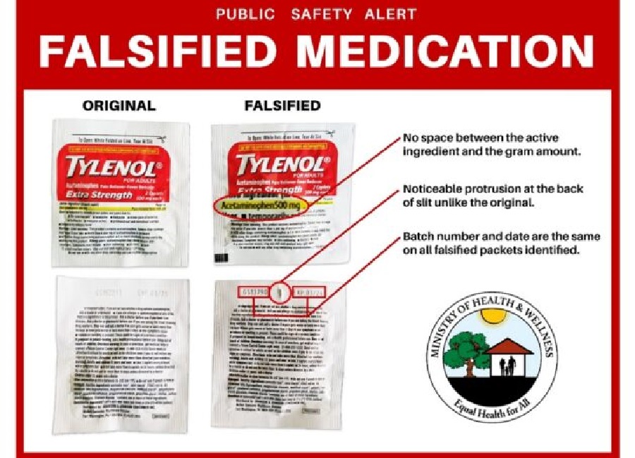 Fake Tylenol found in Caribbean region, Belize warning echoed by TCI Health - Vimarsana News