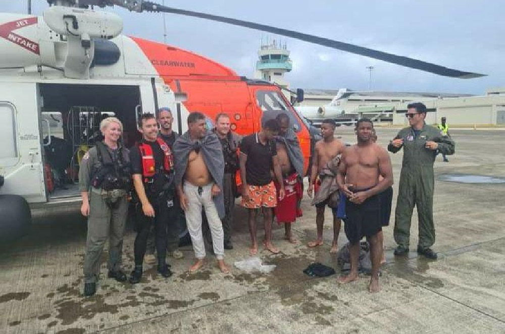 DR Cargo Ship Sinks Men Rescued off Grand Turk - Vimarsana News