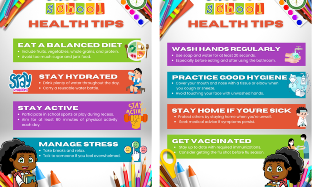 Back-to-School Health Tips for Parents and Students: A Message from the ...