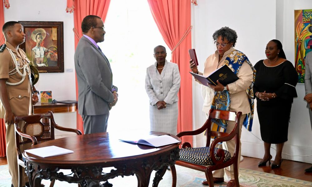 Mottley Sworn in After Historic Clean Sweep in Barbados Election